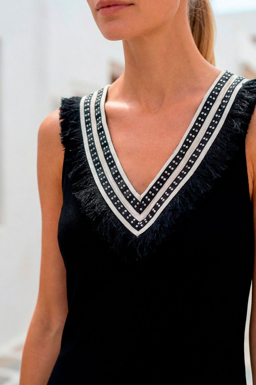 VESTIDO NEGRO MIDI