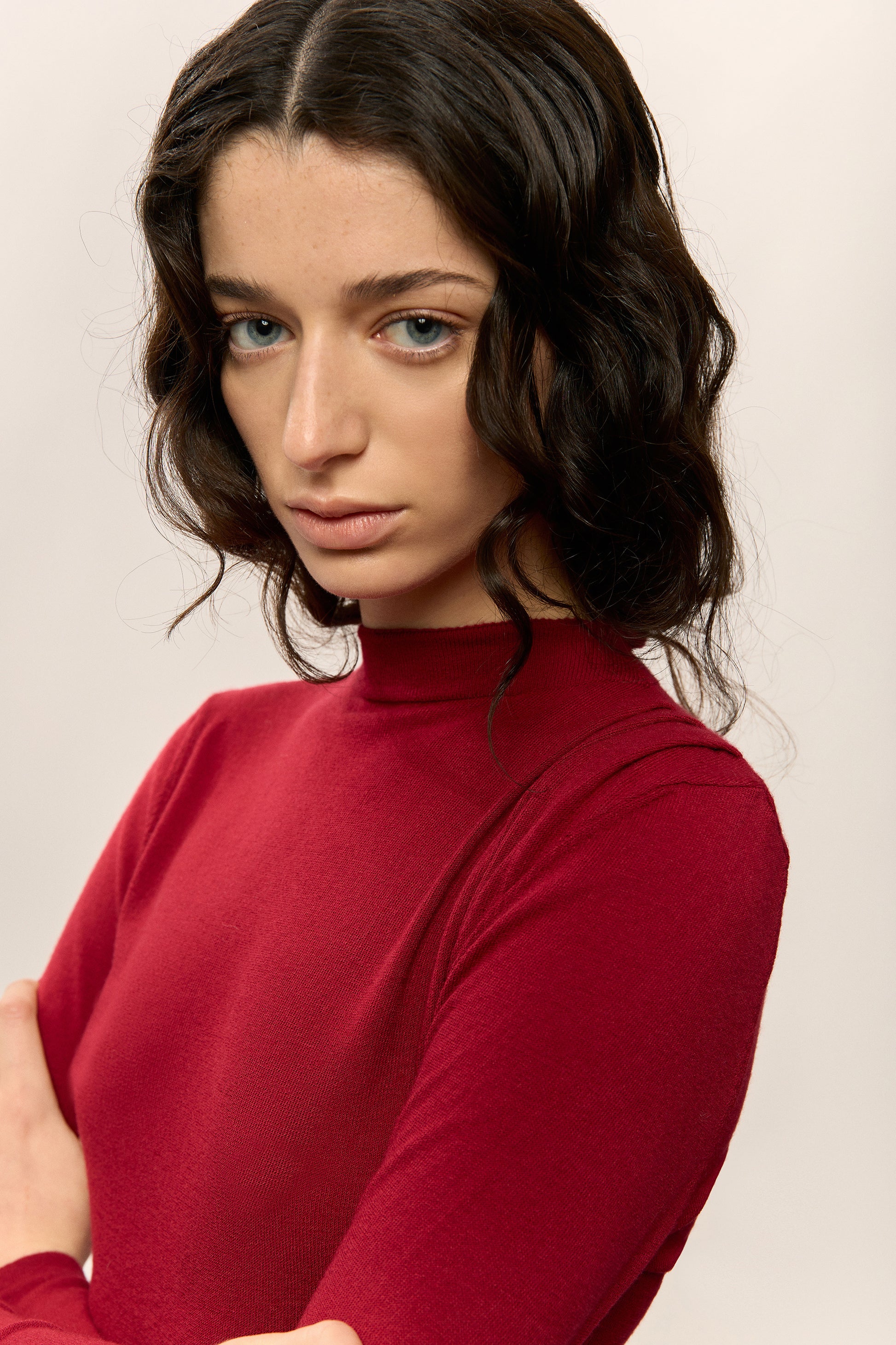 JERSEY CUELLO PERKINS CON DRAPEADO