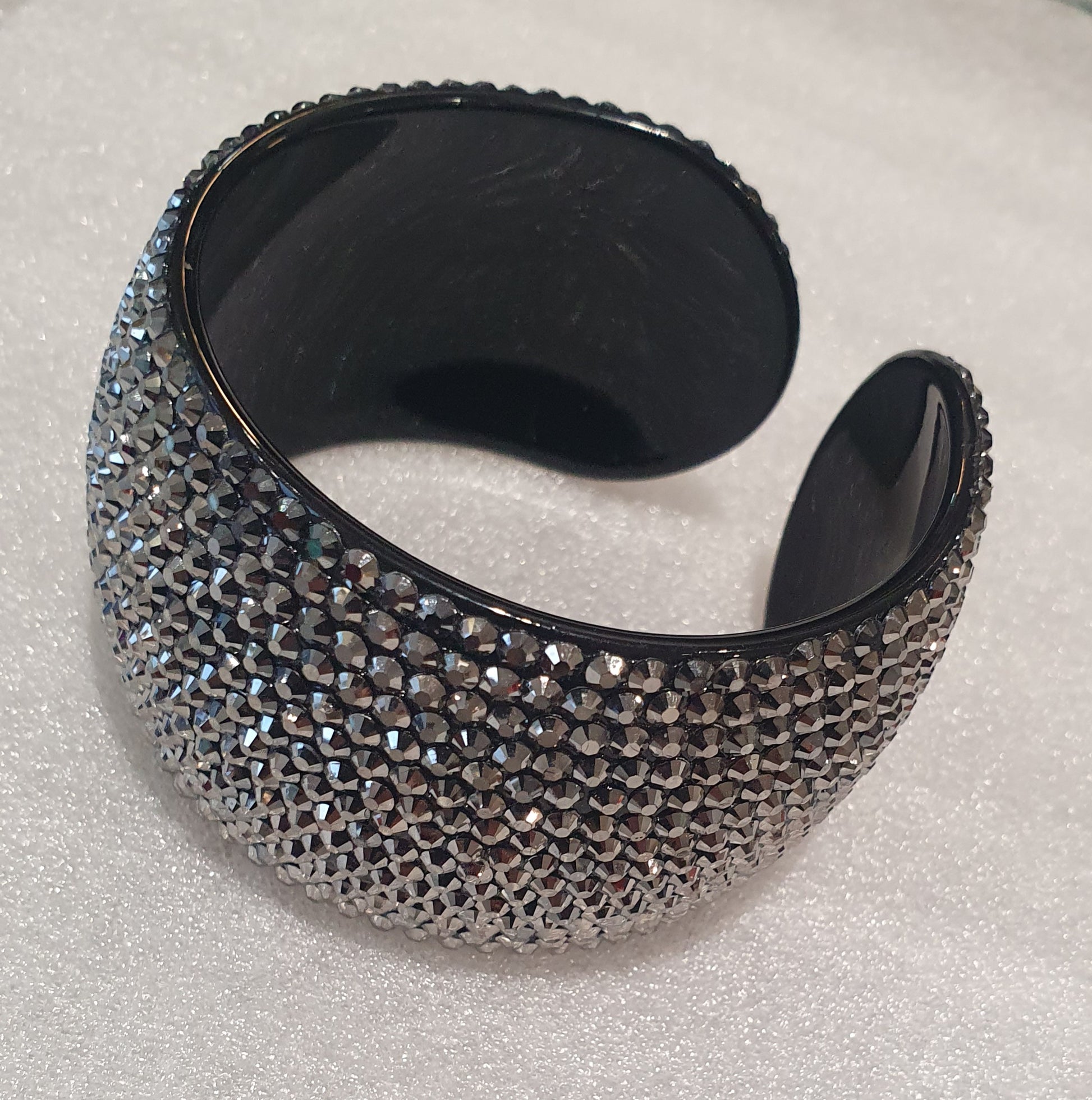 BRAZALETE STRASS PLATA