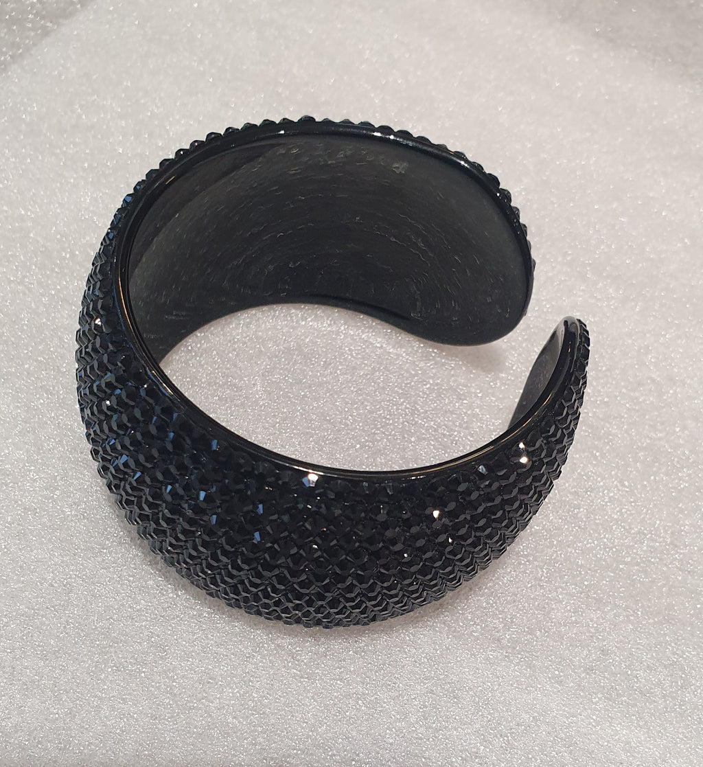BRAZALETE STRASS NEGRO
