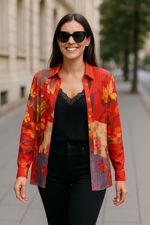 BLUSA PLISADA 17023