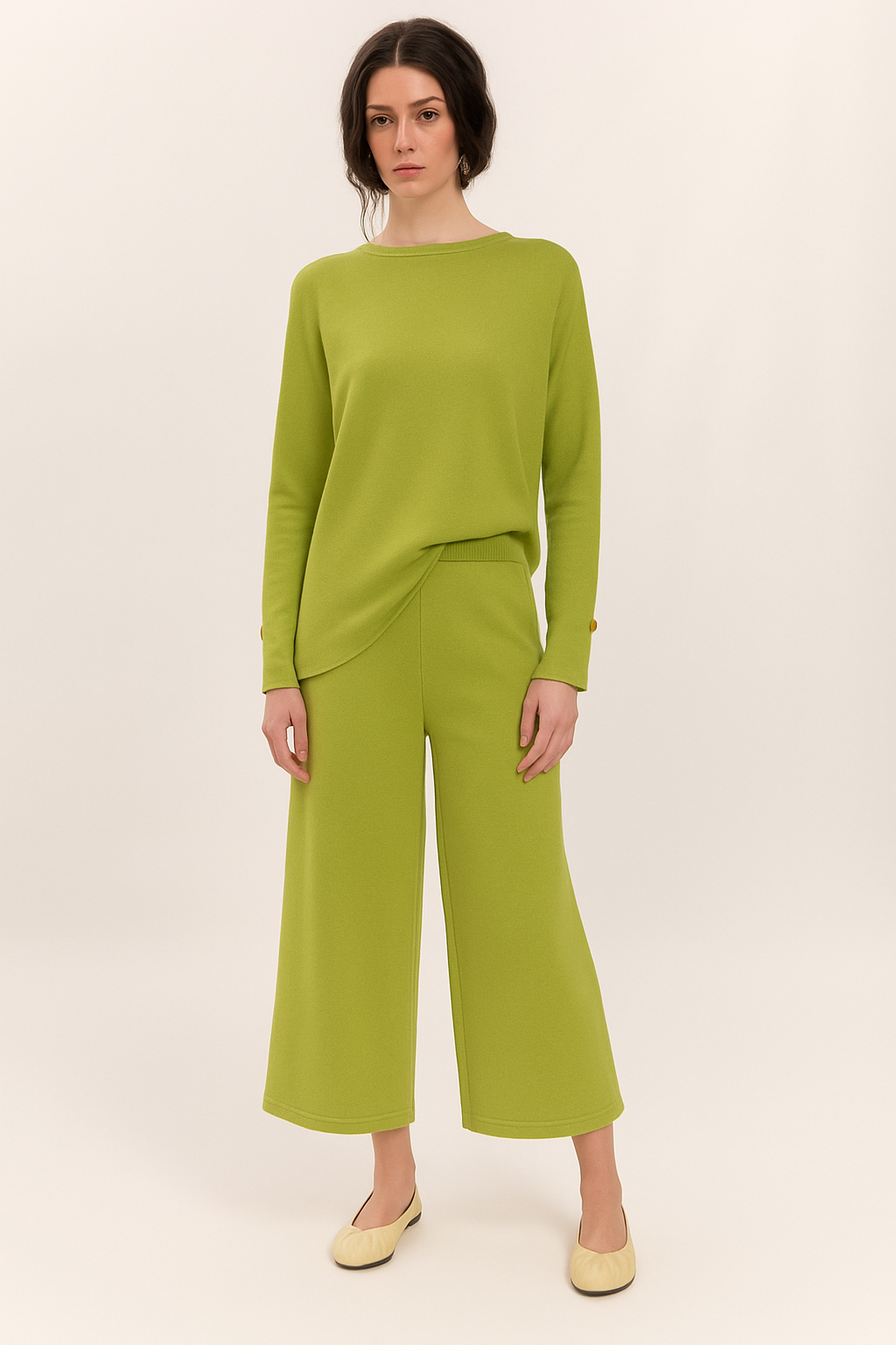 JERSEY DE CUELLO REDONDO BOTONES