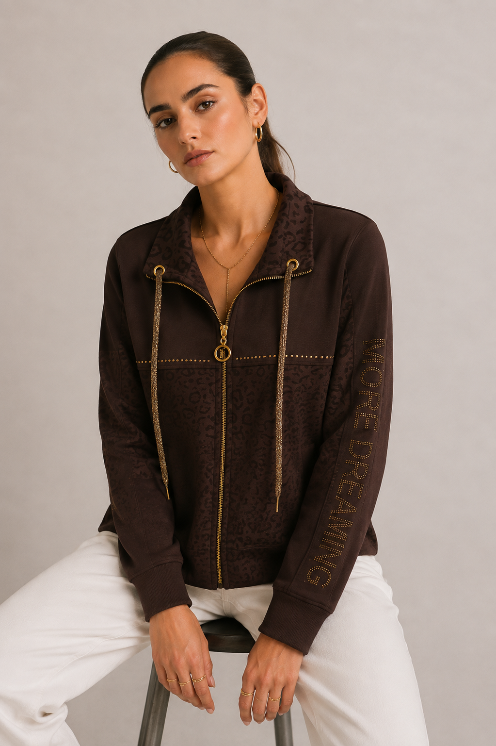 CHAQUETA CASUAL CHOCOLATE