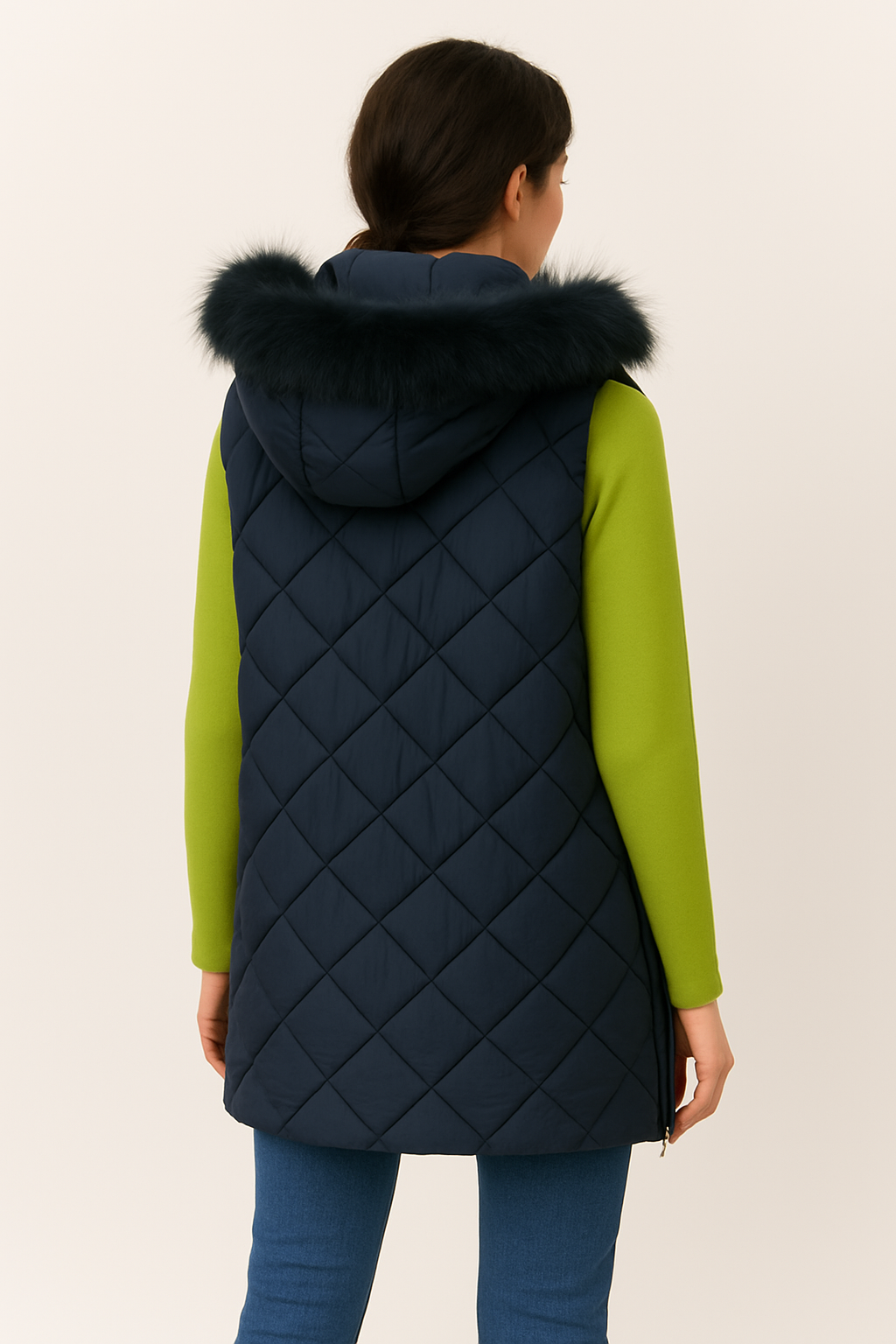 CHALECO ACOLCHADO MARINO