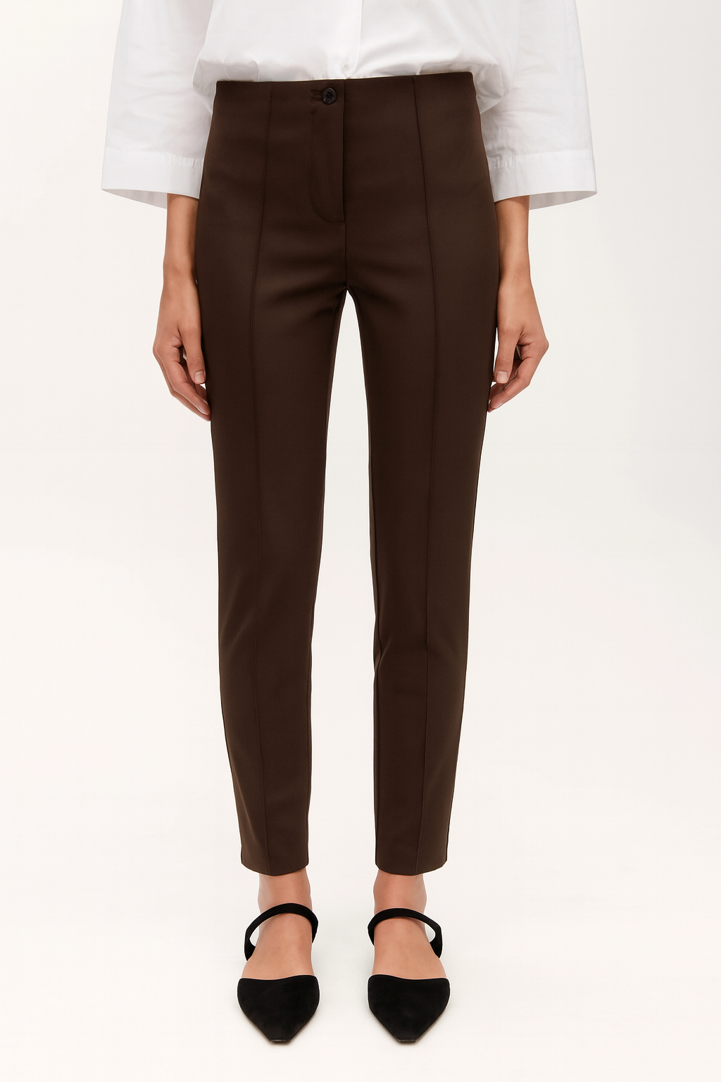 PANTALON ROS MARRON CHOCOLATE