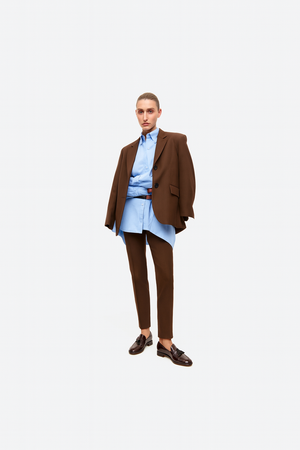 PANTALON ROS MARRON CHOCOLATE