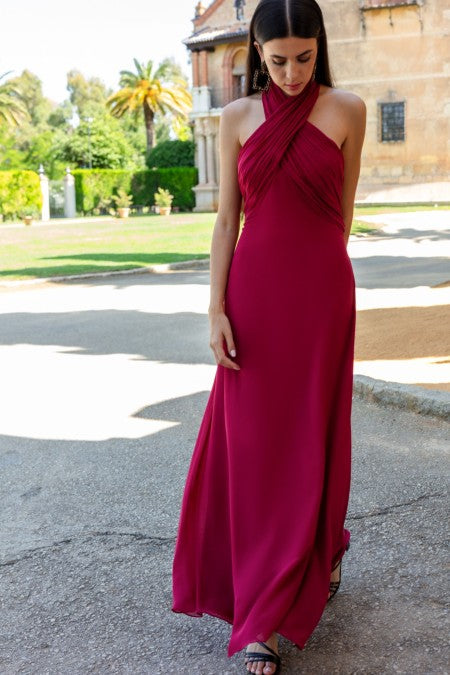 VESTIDO GRANATE