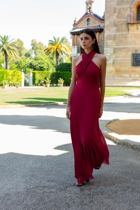 VESTIDO GRANATE