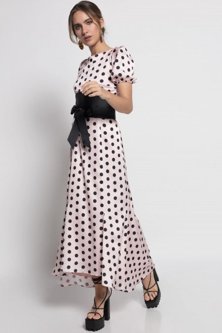 VESTIDO MANGA FAROL ROSA